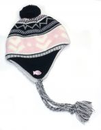 Wintermütze Ticettac Bonnet in rose für Mädchen von Week-end a la mer