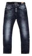 Ultra bequeme Sweat-Denim Jeans für Jungen in schwarz mit mittlerer Waschung von Blue Effect.
