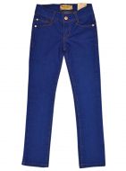 Auffällige Blue Jeans in dem etwas anderen Blau...die 5-Pocket-Jeans für Mädchen in normaler Passform in der Trendfarbe cleanblue ist von Blue Effect.