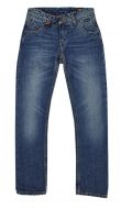 Coole Blue Jeans in bequem weitem Schnitt mit cooler Waschung und Knitter-Optik auf der Rückseite. Die hochwertige Baumwoll-Qualität bietet hohen Tragekomfort und robusteLanglebigkeit.